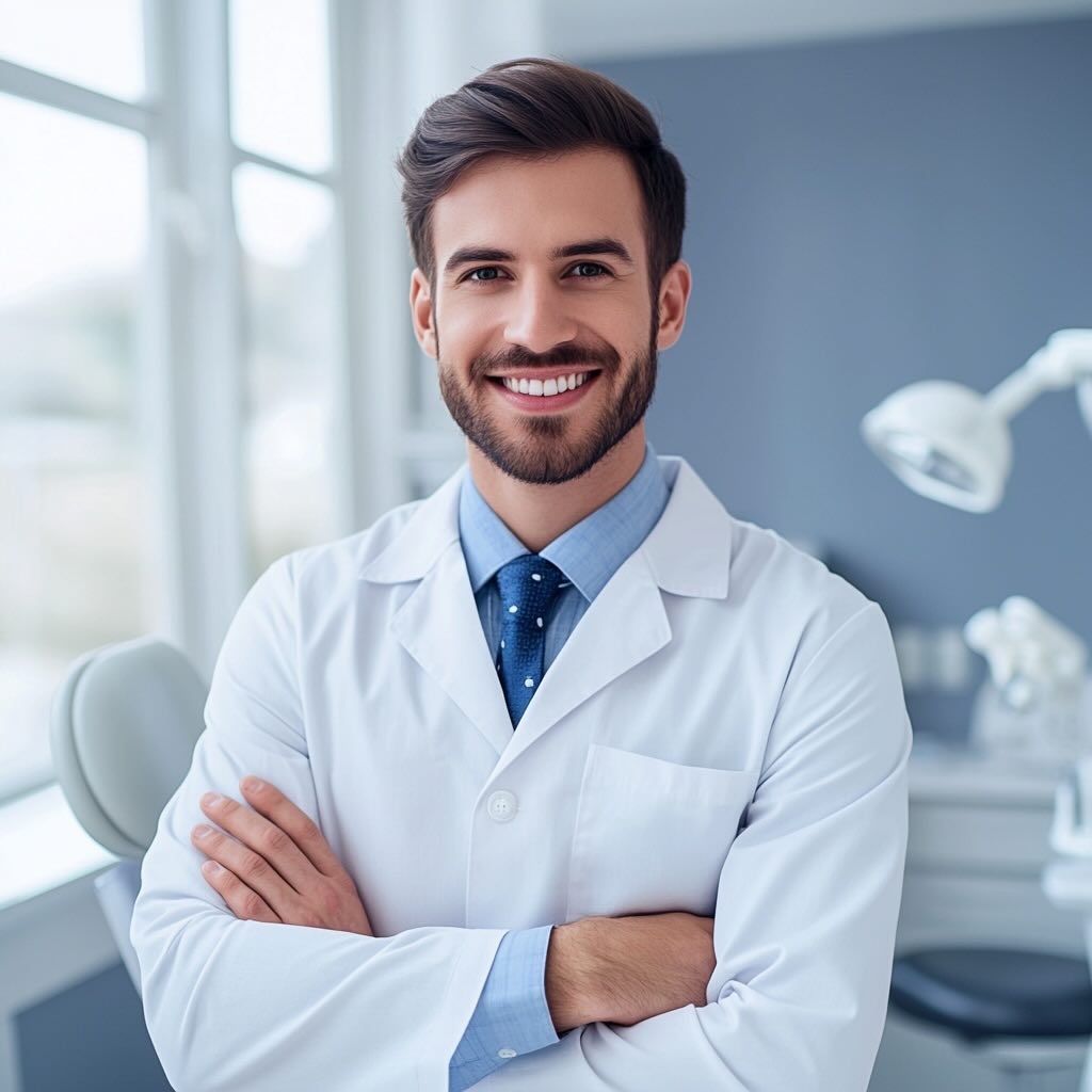 Plus Teeth Doctor smiling at the patient